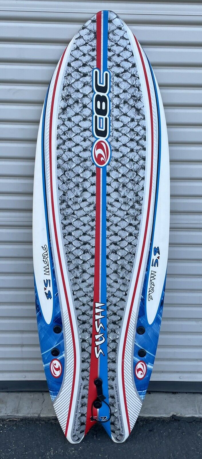 California Board Co Cbc Sushi 5'8" 3 Fin Soft Surfboard