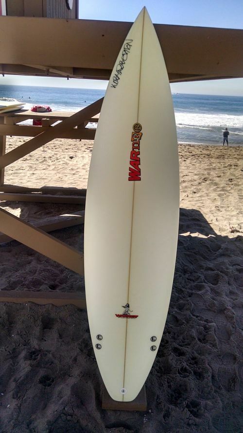 Warner Surfboards Wb009-us004: 6'4" Short Board Hand Shaped In Australia