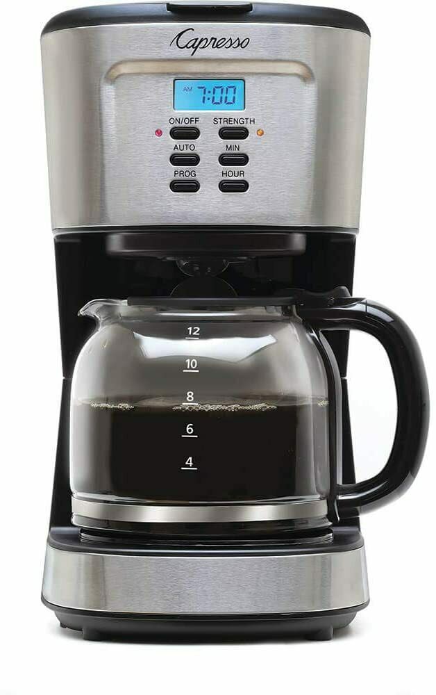 Capresso Programmable 12-cup Coffee Maker With Glass Carafe